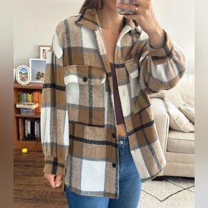 Plaid shacket
